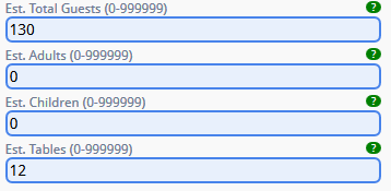 Event checklist timeline guest estimate.